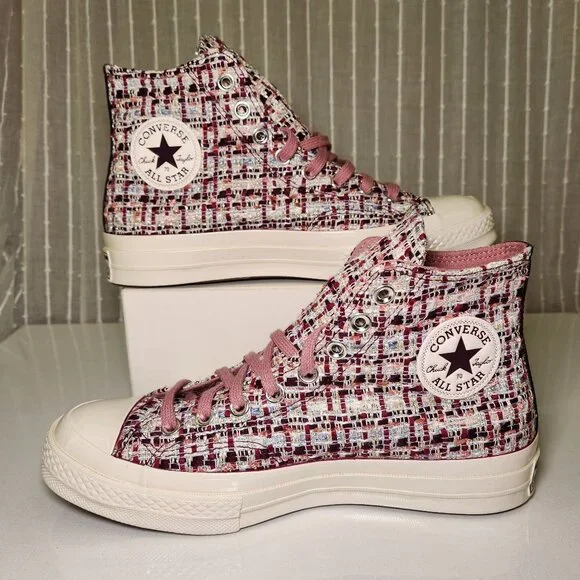 Chuck 70 tweed shimmer maroon converse